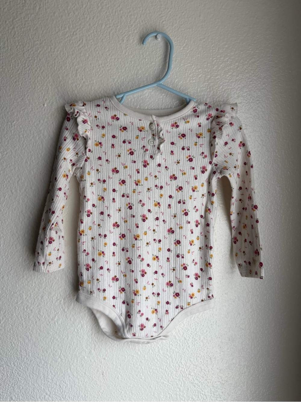Garanimals Toddler Girl Floral Long Sleeve Onesie